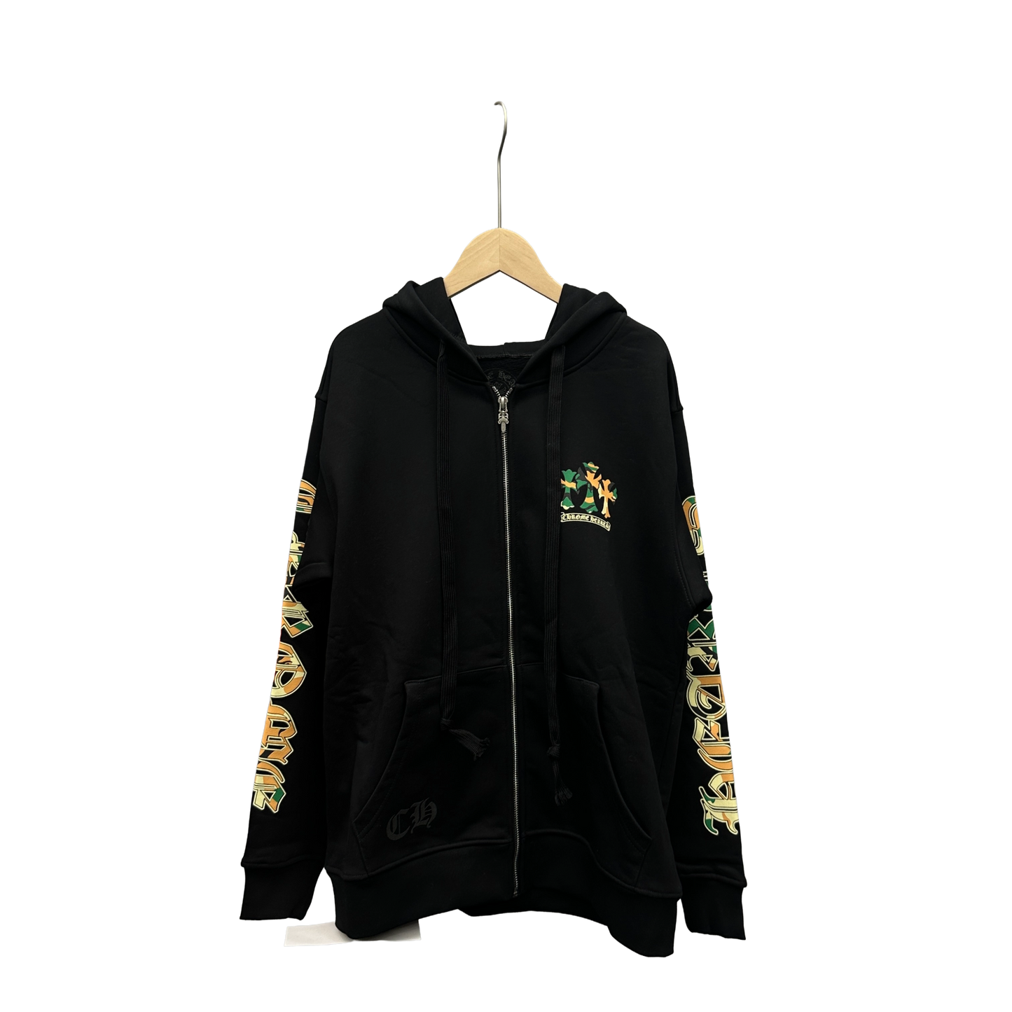 Chrome "Camo Triple Cross" Horseshoe Zip Hoodie