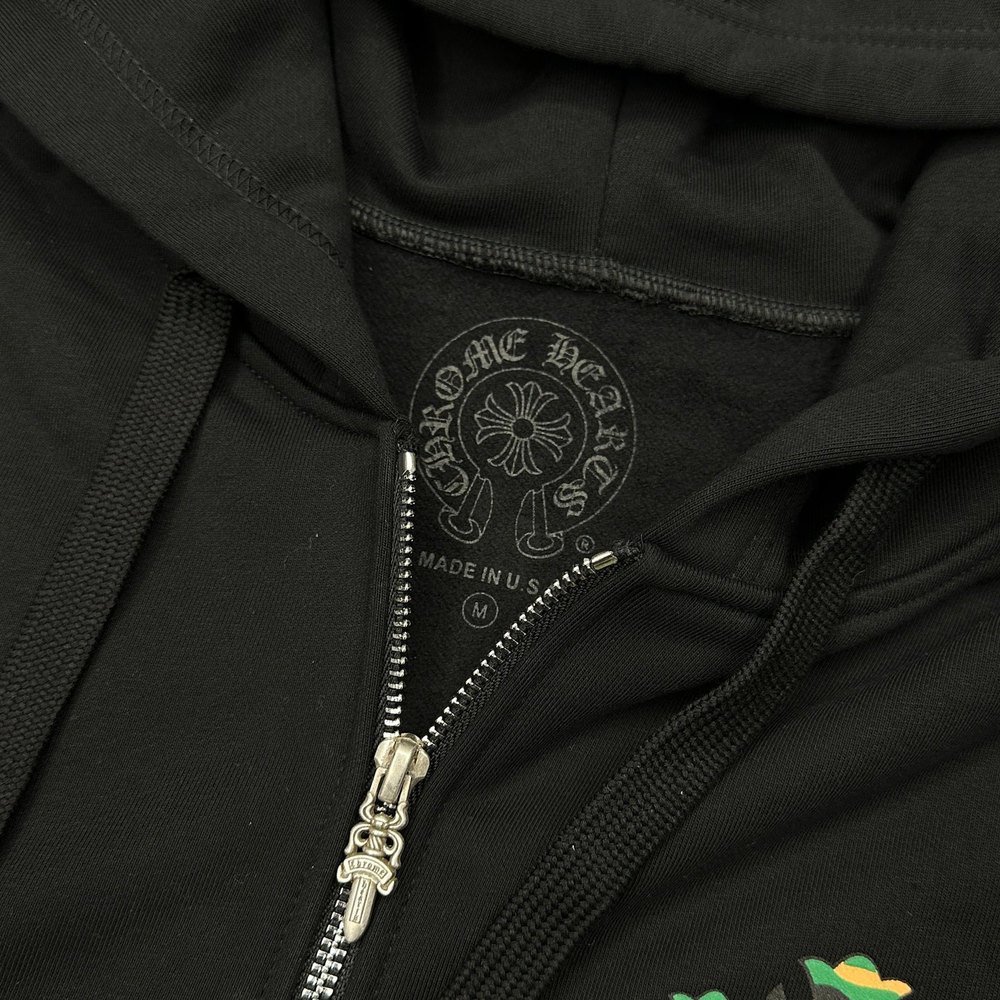 Chrome "Camo Triple Cross" Horseshoe Zip Hoodie
