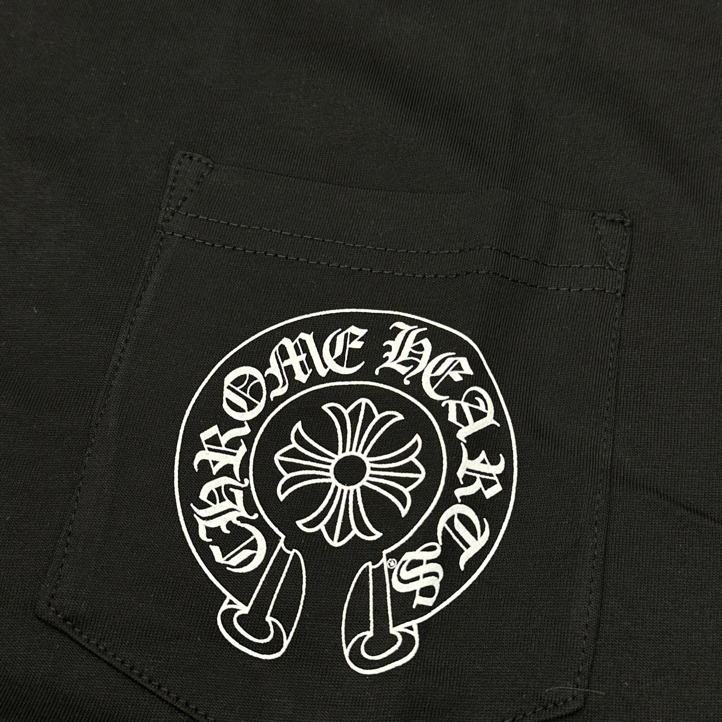 Chrome "Horseshoe Logo Pocket" T-Shirt