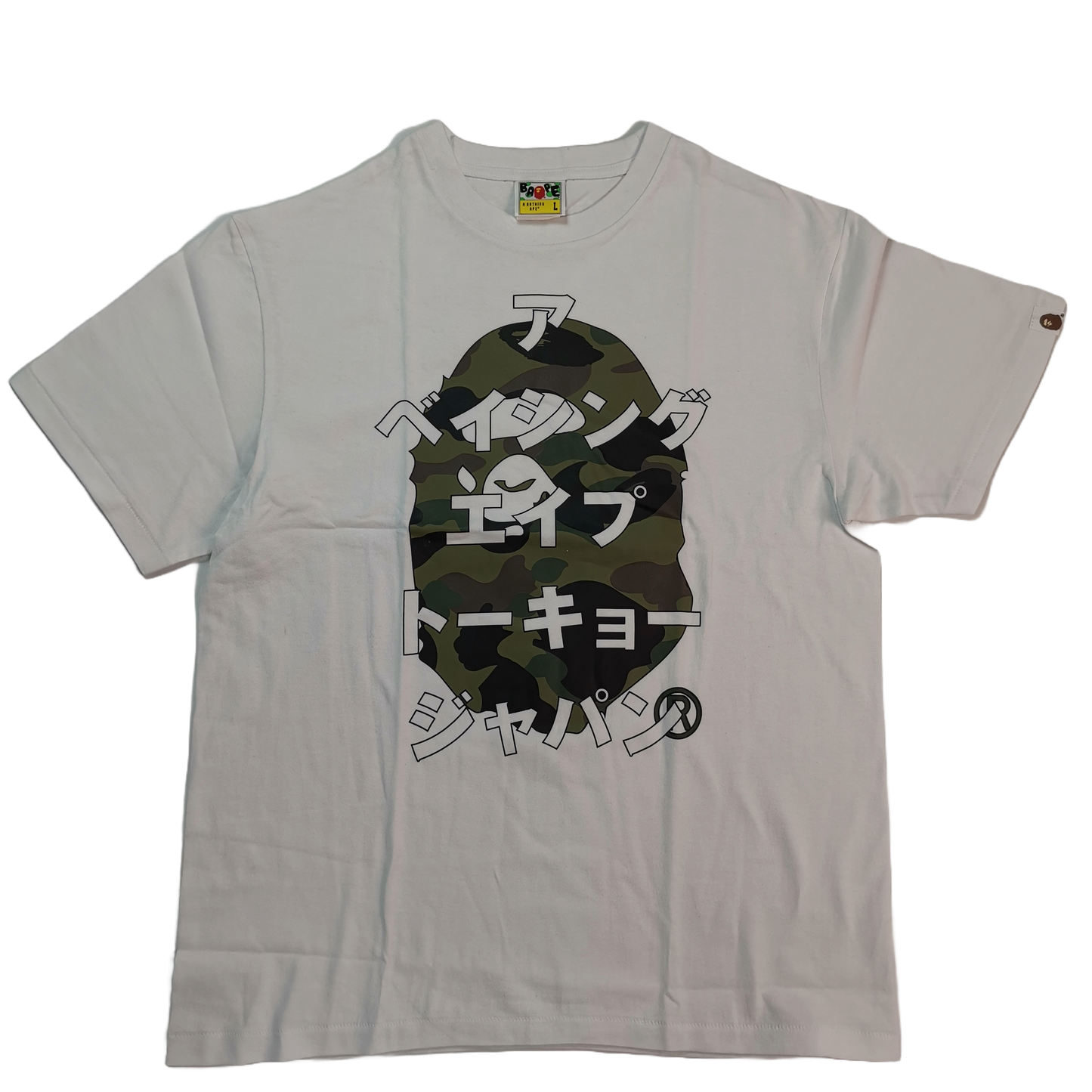 Bape 1st Camo Japanese Letters T-Shirt