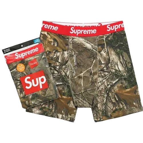 Supreme x Hanes Boxers Realtree