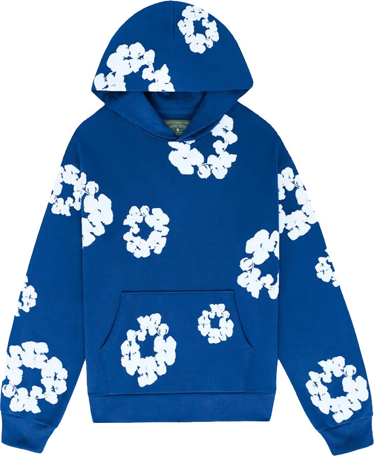 Denim Tears Cotton Wreath Sweatshirt Royal Blue