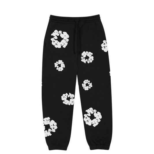 Denim Tears Cotton Wreath Sweatpants Black