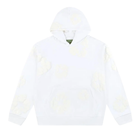 Denim Tears Cotton Wreath Sweatshirt White Mono