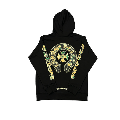 Chrome "Camo Triple Cross" Horseshoe Zip Hoodie