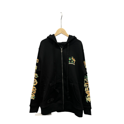 Chrome "Camo Triple Cross" Horseshoe Zip Hoodie