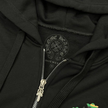 Chrome "Camo Triple Cross" Horseshoe Zip Hoodie