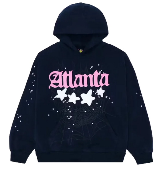 Sp5der Atlanta Hoodie Navy