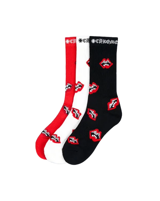 Chrome "Chomper" Socks