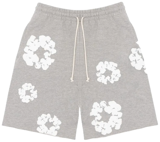 Denim Tears Cotton Wreath Shorts Gray