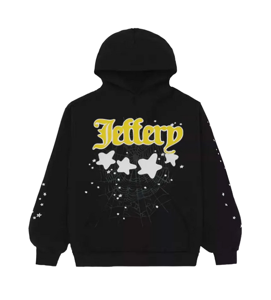 Sp5der Jeffery Hoodie Black